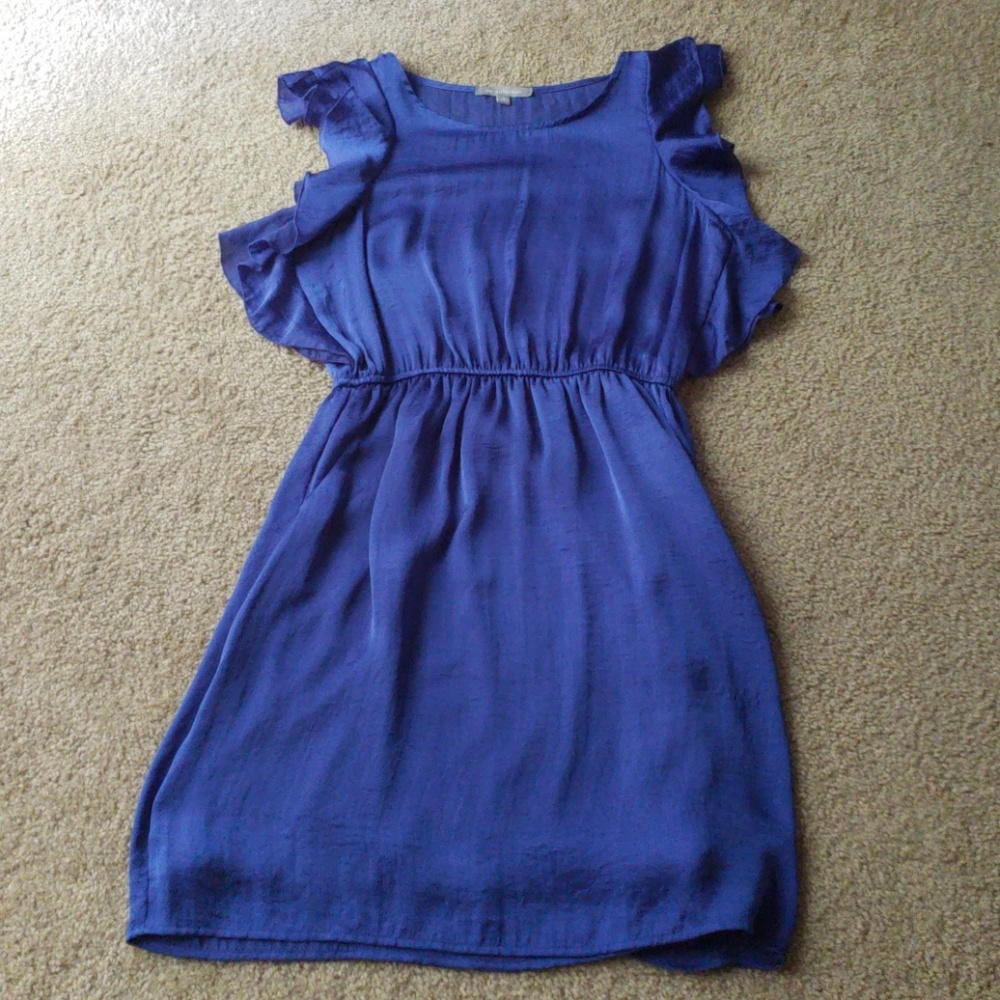 NY Collection M Blue Dress